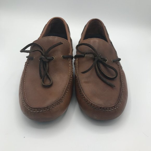 Cole Haan Air Grant Papaya Brown Driving Moccasin - Picture 2 of 7